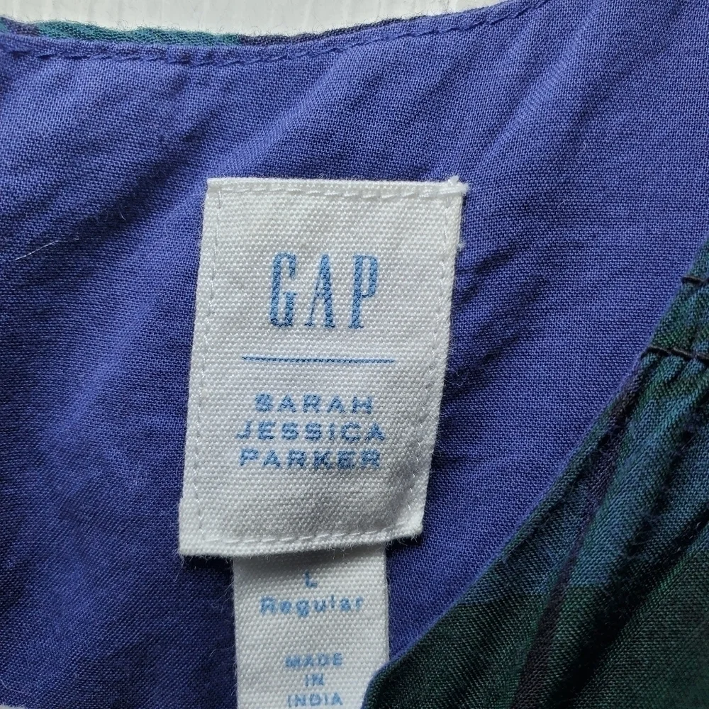 Sarah Jessica Parker for Gap plaid Dress Sz Large